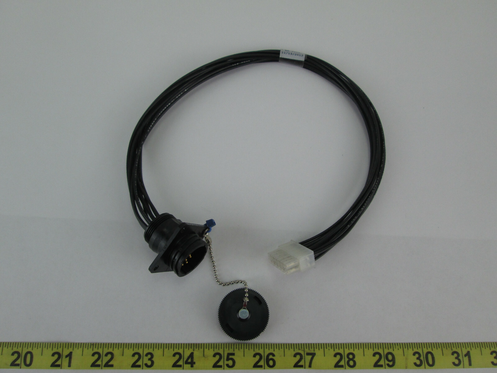 New Cable Assembly 710309.1 Tyco 206036-4 1209 Connector Plug w Cap
