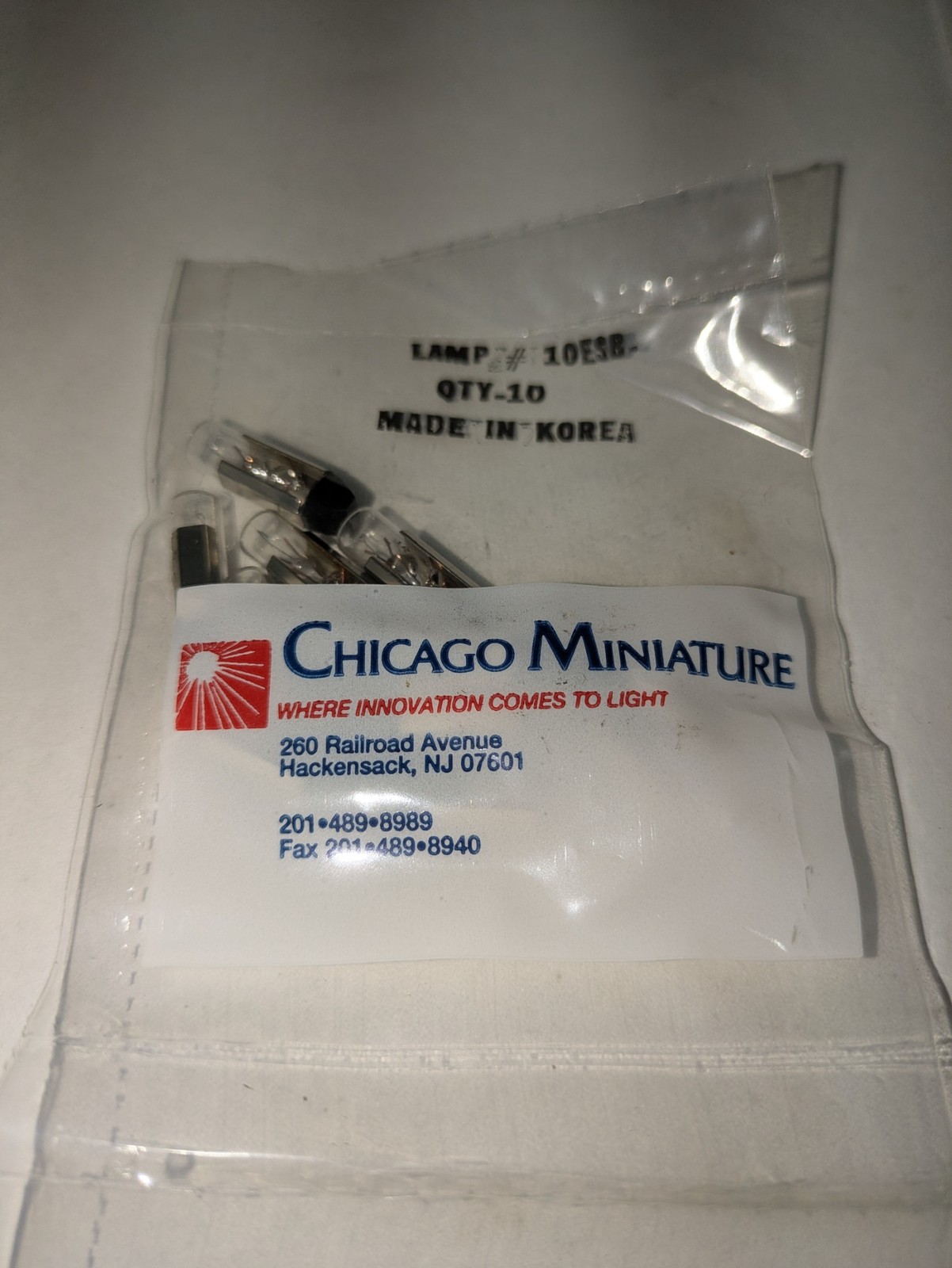 CHICAGO MINIATURE 10ESB ..10/pk