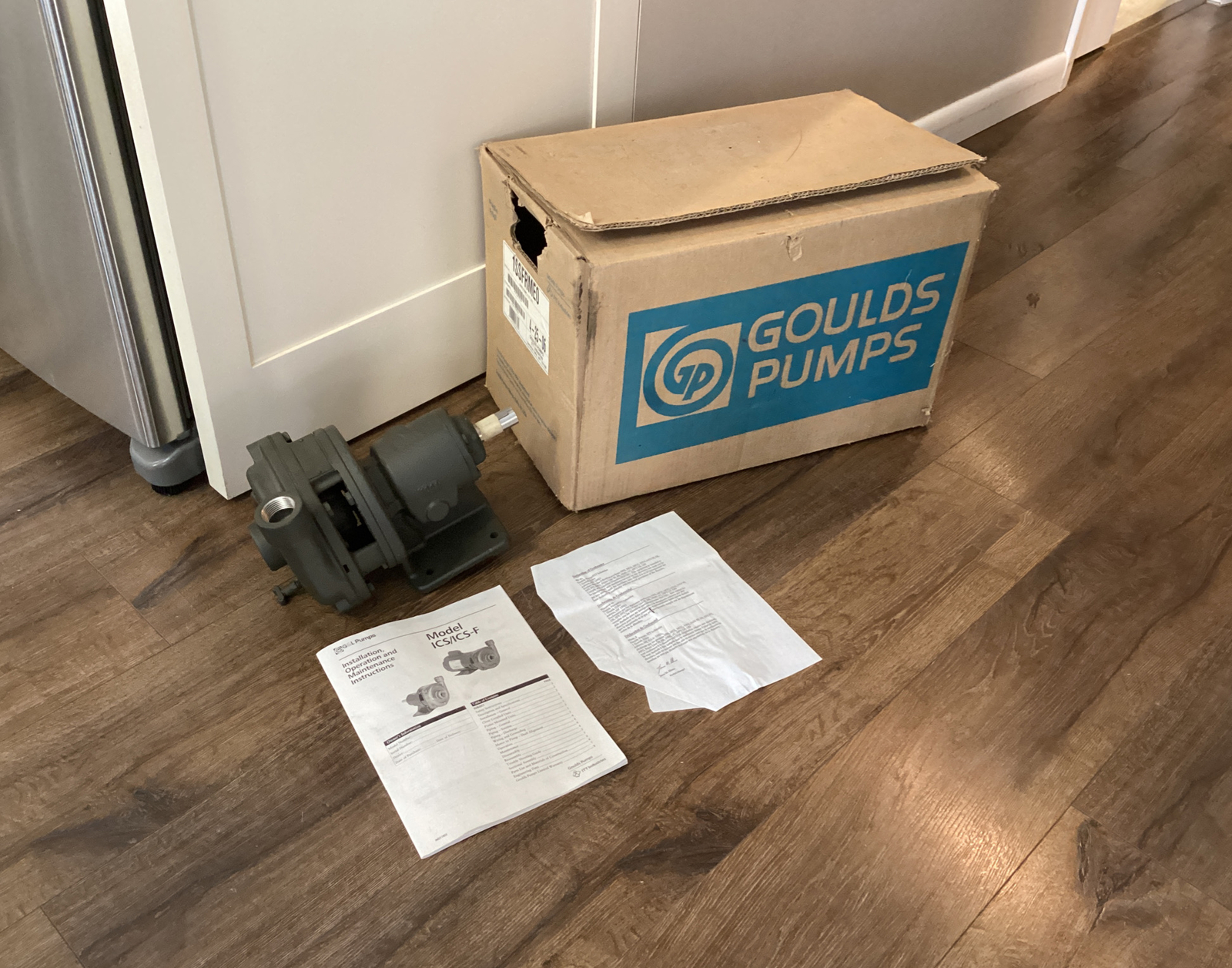 NEW GOULDS ICS-F CF8M Pump 1SSFRME0 Stainless Steel 1 1/4 x 1 1/2” Free Ship