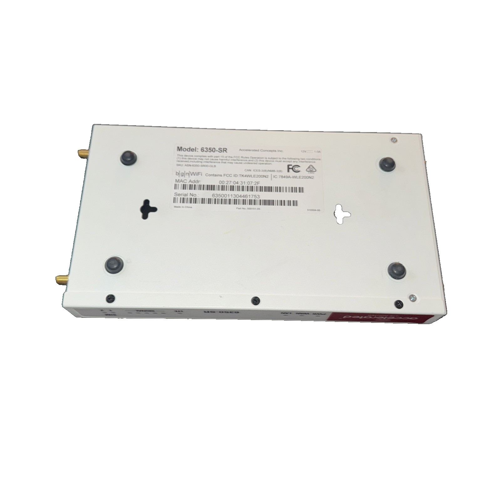 Digi Accelerated 6350-SR Modular LTE Router (No Cables/Accessories)