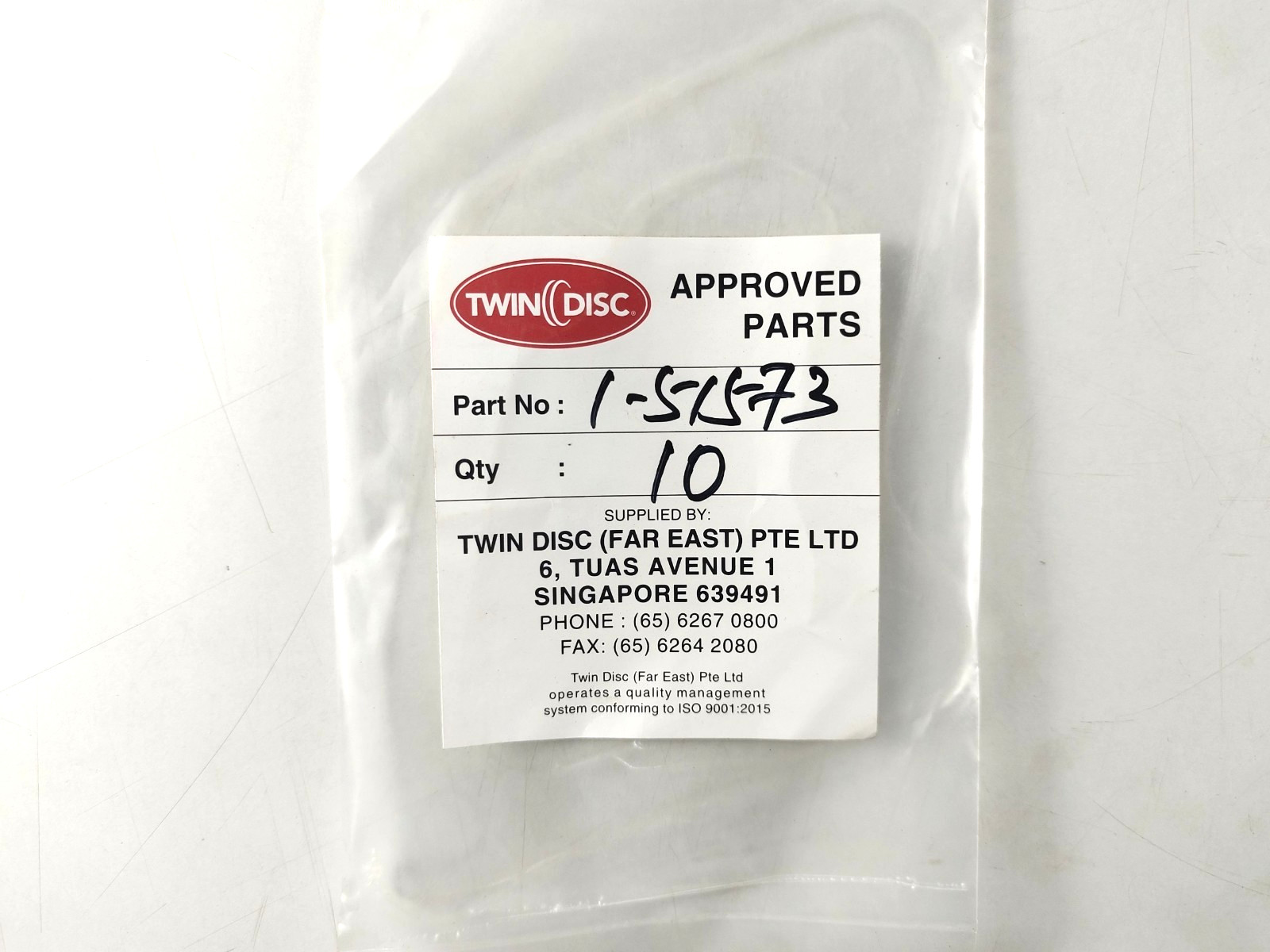 Packing P/N 1-51573 For Twin Disc ( Pack of 9 )