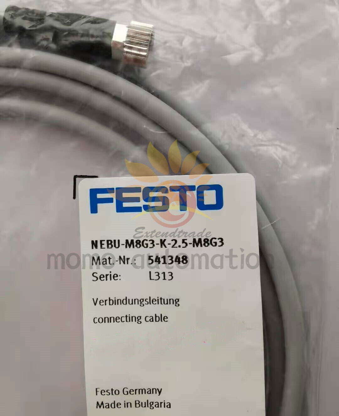 NEW FESTO NEBU-M8G3-K-2.5-M8G3 541348 1PCS