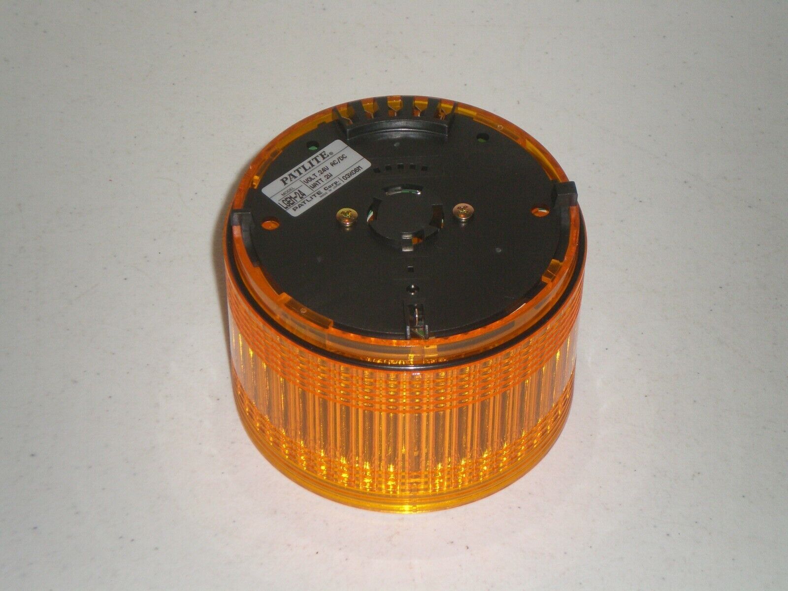 New! Patlite LGEM-24-Y Yellow LED Light Module 24V AC/DC Free Shipping!