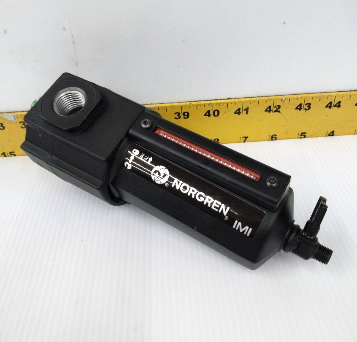 New Norgren Oil-Fog Lubricator 1/2″ NPT Ports L74C-4AP-QDN