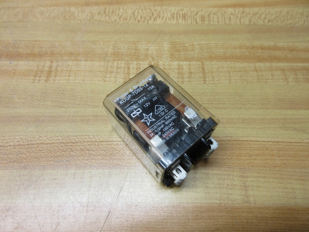 Potter & Brumfield KUGP-7D55-12V DC Relay KUGP-7D55-12VDC