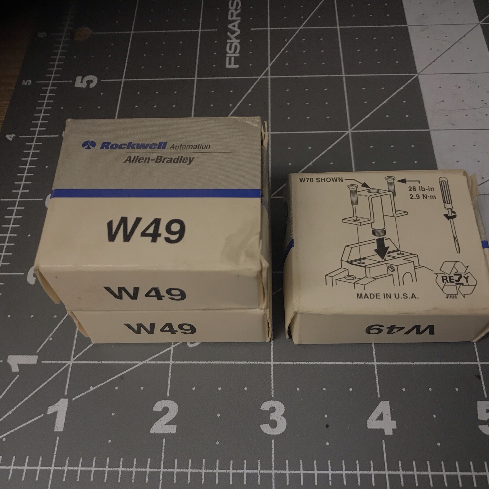 Allen Bradley W49 Overload Relay Heater Element LOT OF 3 (LA50E)