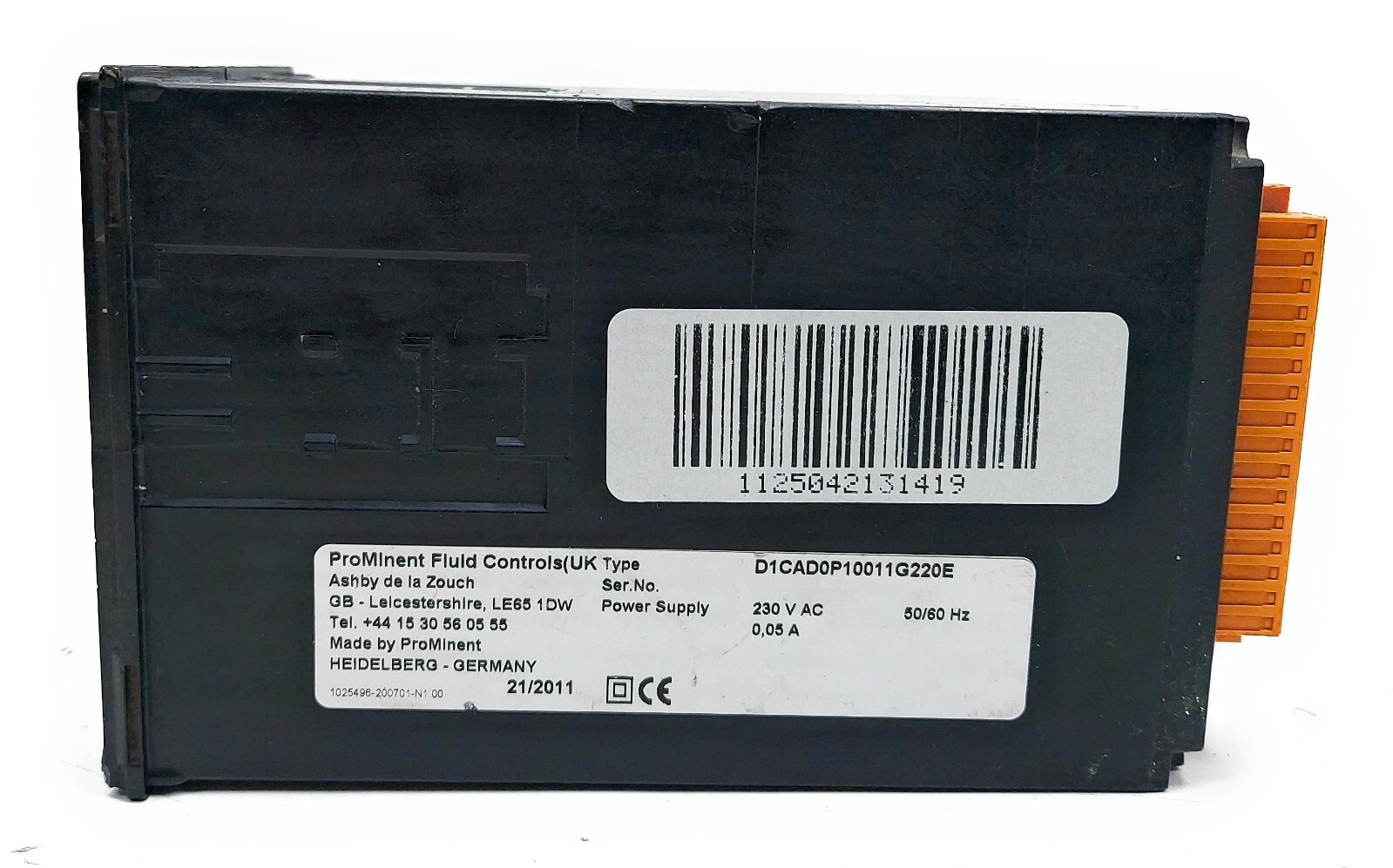 Prominent Fluid Control D1CAD0P10011G220E Dulcometer 1419