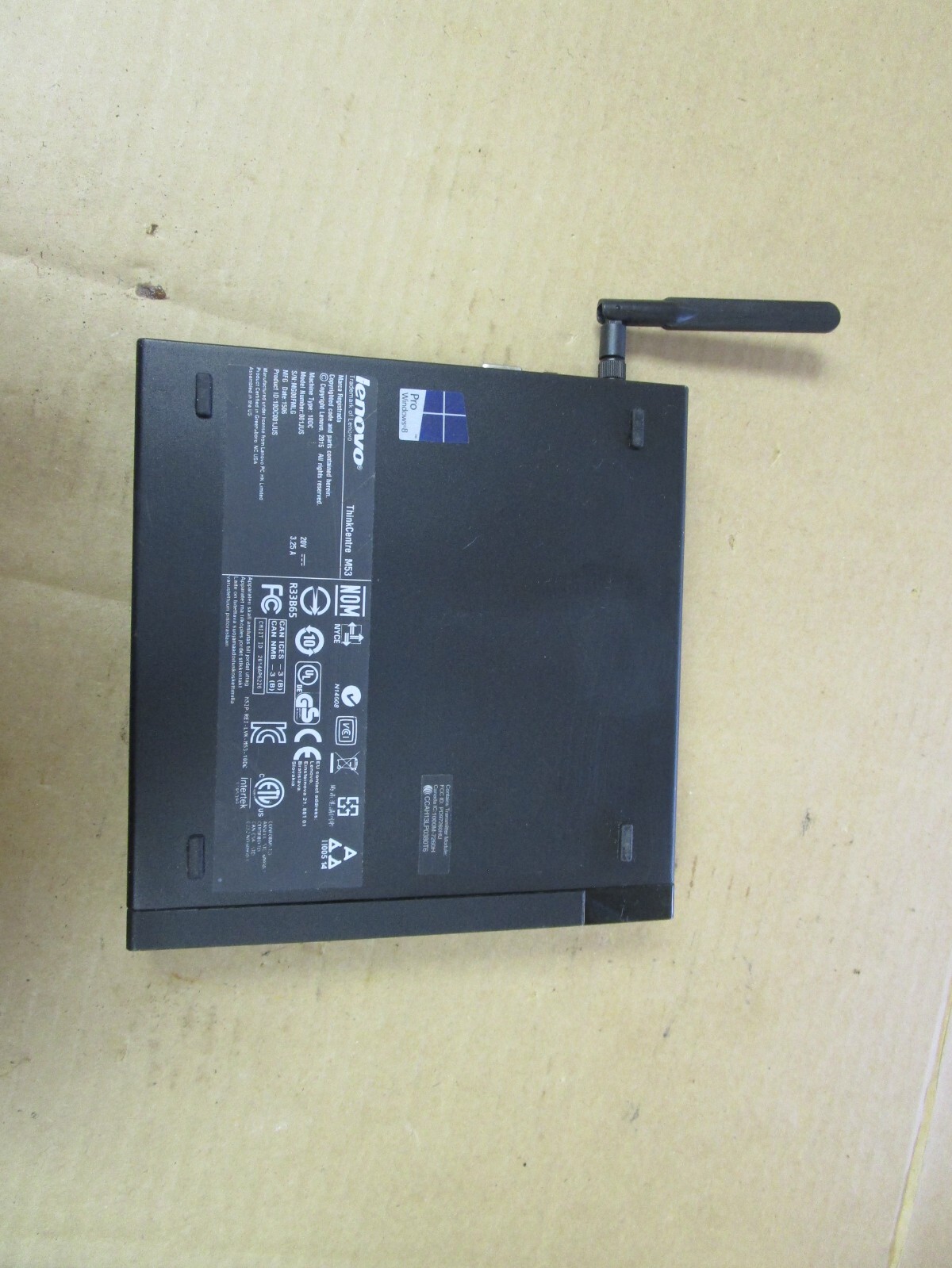 LENOVO THINKCENTRE DESKTOP PC PENTIUM M53 001JUS 20V VOLT 3.25A