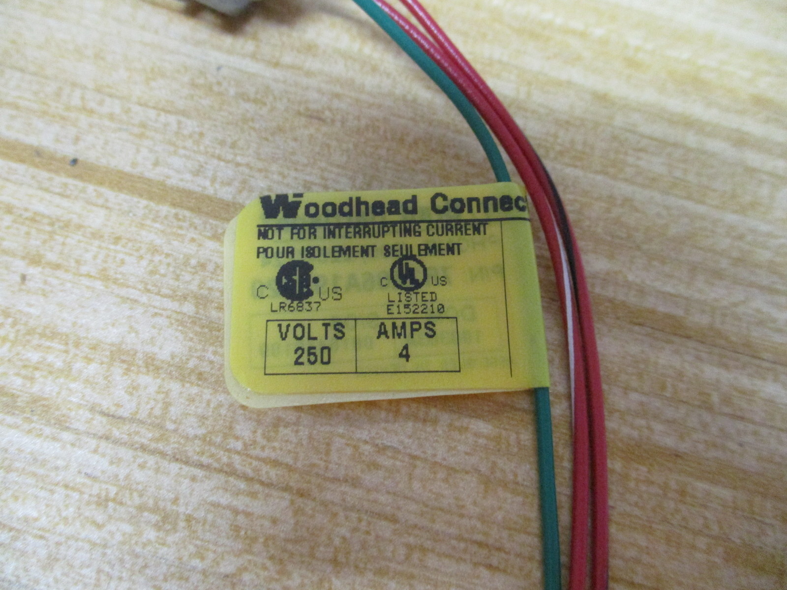 Woodhead 7R3A06A19A120 Brad Connectivity Receptacle Molex 1200740079 (Pack of 2)