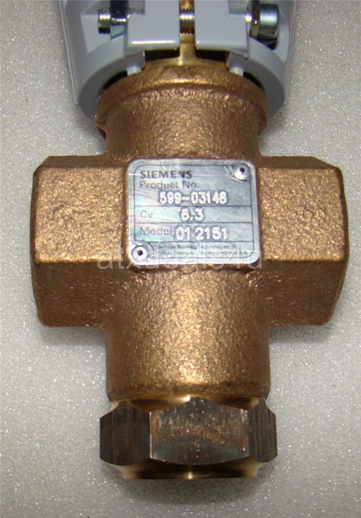 Siemens 274-03148 Flowrite 599 Series 3/4 in ANSI 250.3-W Actuator Valve