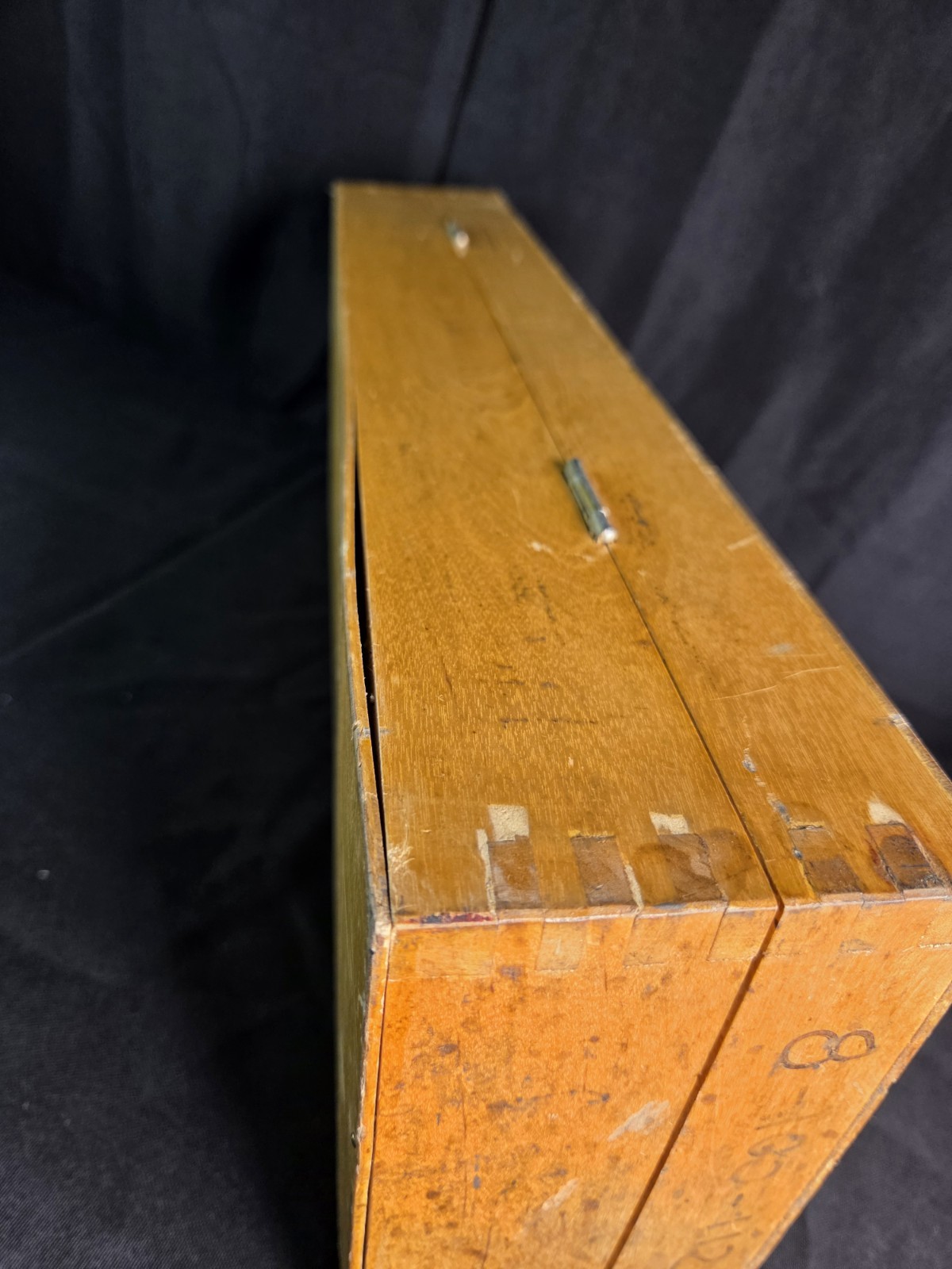 Double Column Height dial Gauge. 18″ x 6″ x 4″, MG Brand – Original Wooden Case