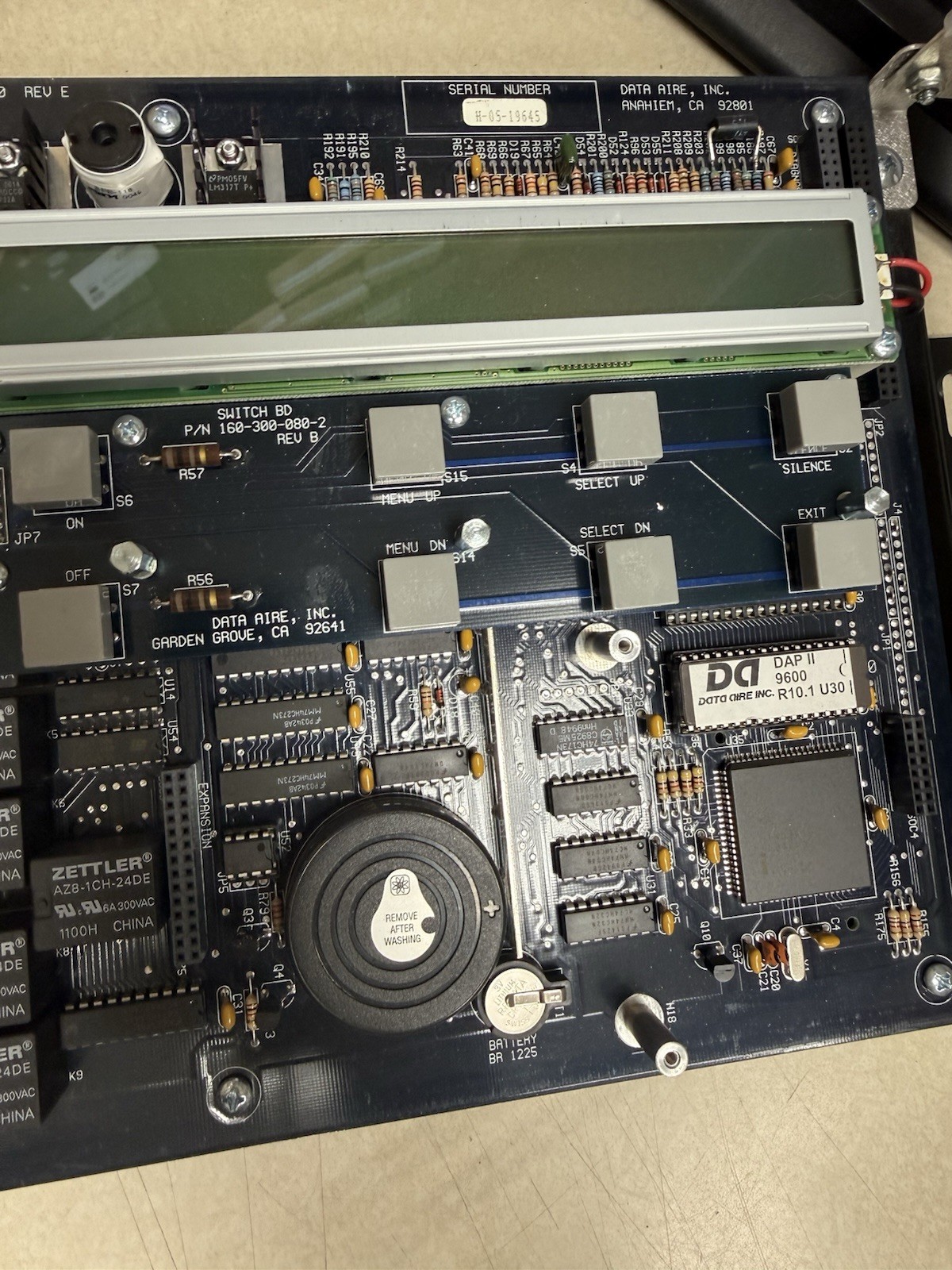 Data Aire Inc. DAP II Alarm Processor Control Interface