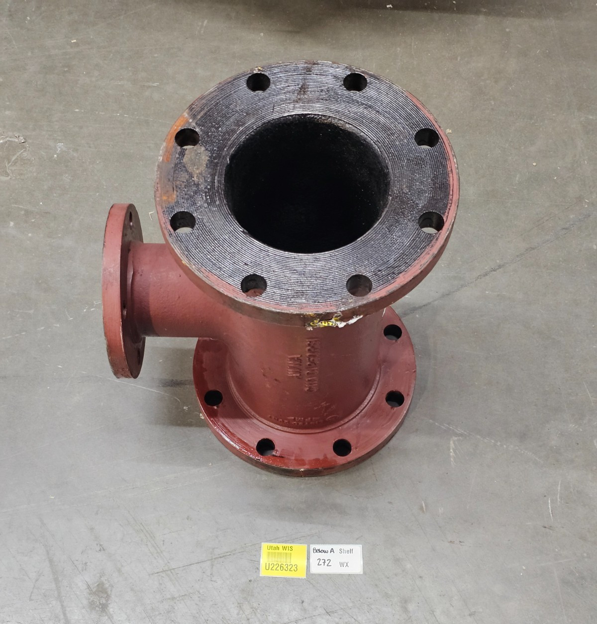 SIGMA DFT63 6″ X 6″ X 3″ FLANGED TEE CAST IRON FLANGED xFLANGED xFLANGED 250 PSI