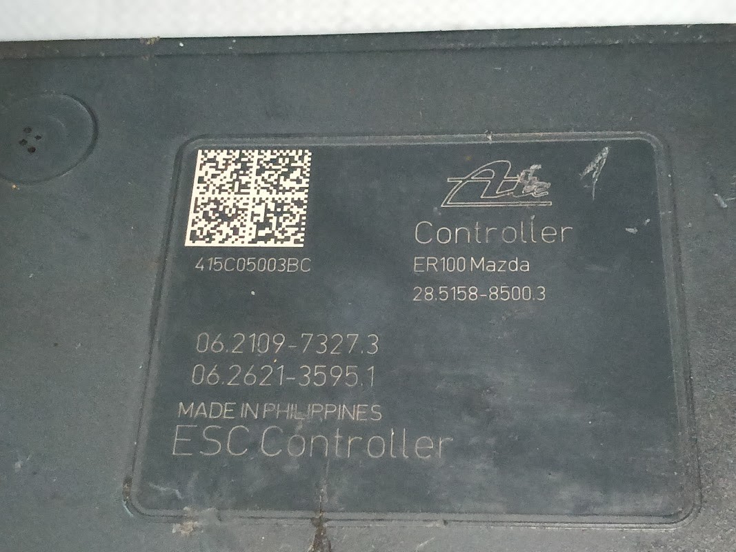 Mazda ER100 Mazda 28.5158-8500.3 ATE ESC ABS Pump Controller 06.2109-7327.3