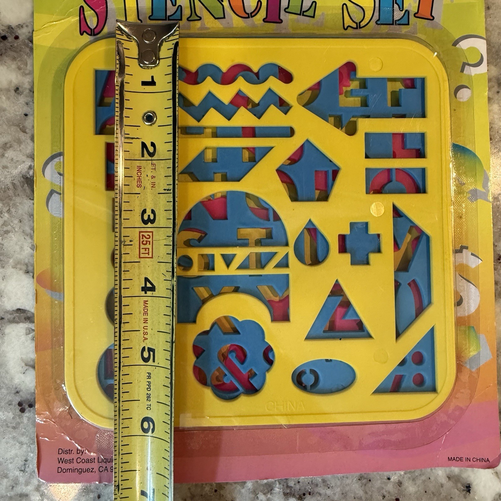 Vintage 80s 3-Pack Educational Stencil Set – BRAND NEW! Nostalgic Toy