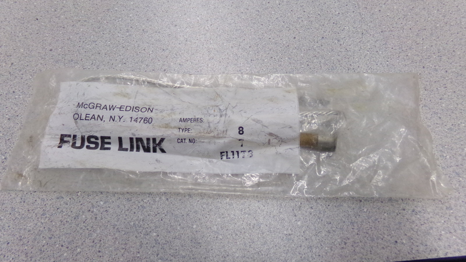 NEW McGraw Edison Fuse Link FL11T8 8A *FREE SHIPPING*