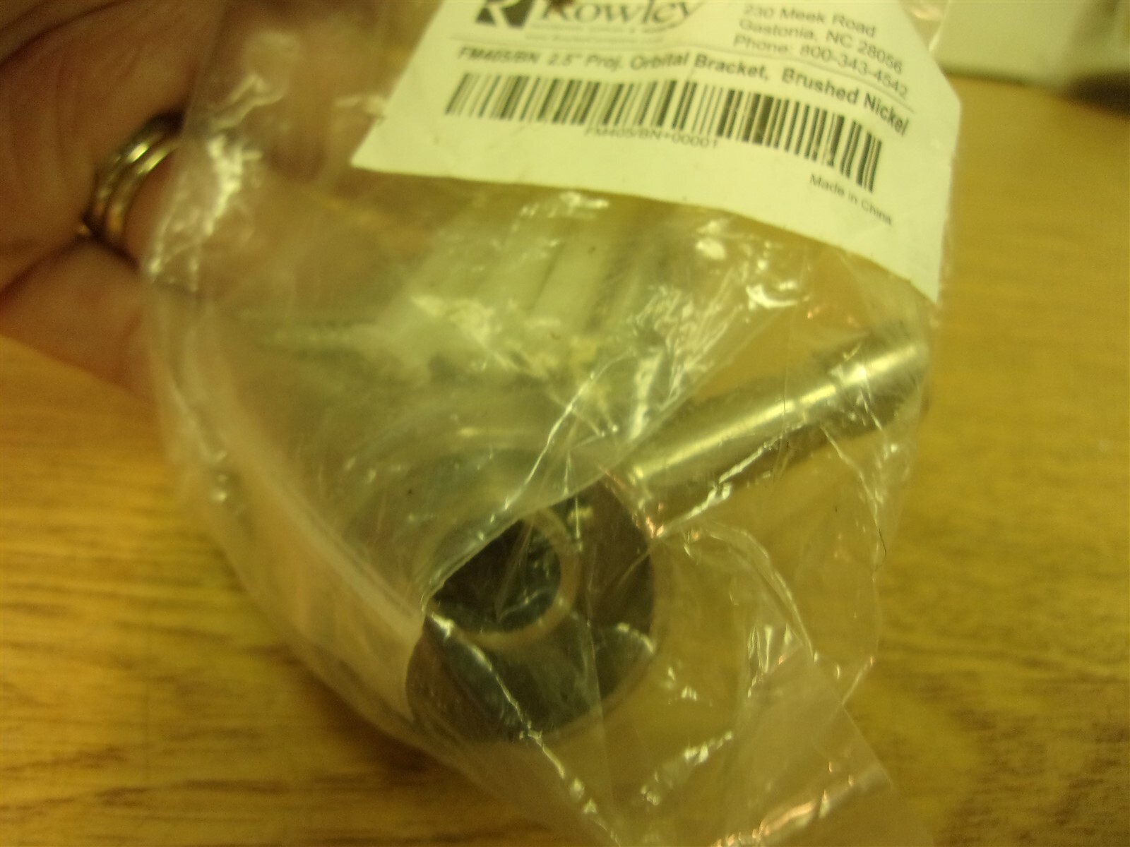 NEW Rowley FM405/BN Proj Orbital Bracket, Brushed Nickel *FREE SHIPPING*