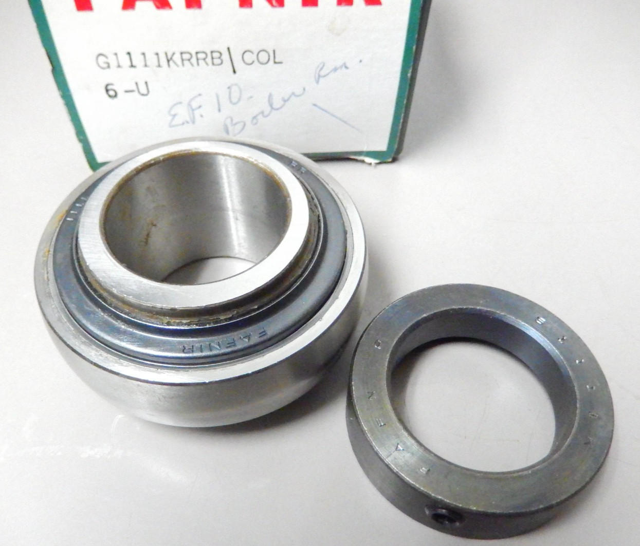 Fafnir G1111KRRB Bearing Insert With Locking Collar 1.688″ Bore