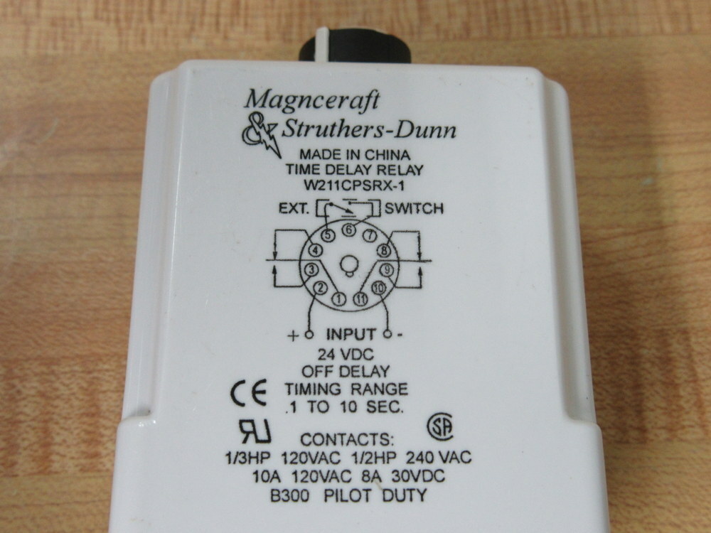Magnecraft Struthers Dunn W211CPSRX-1 Time Delay Relay W211CPSRX1