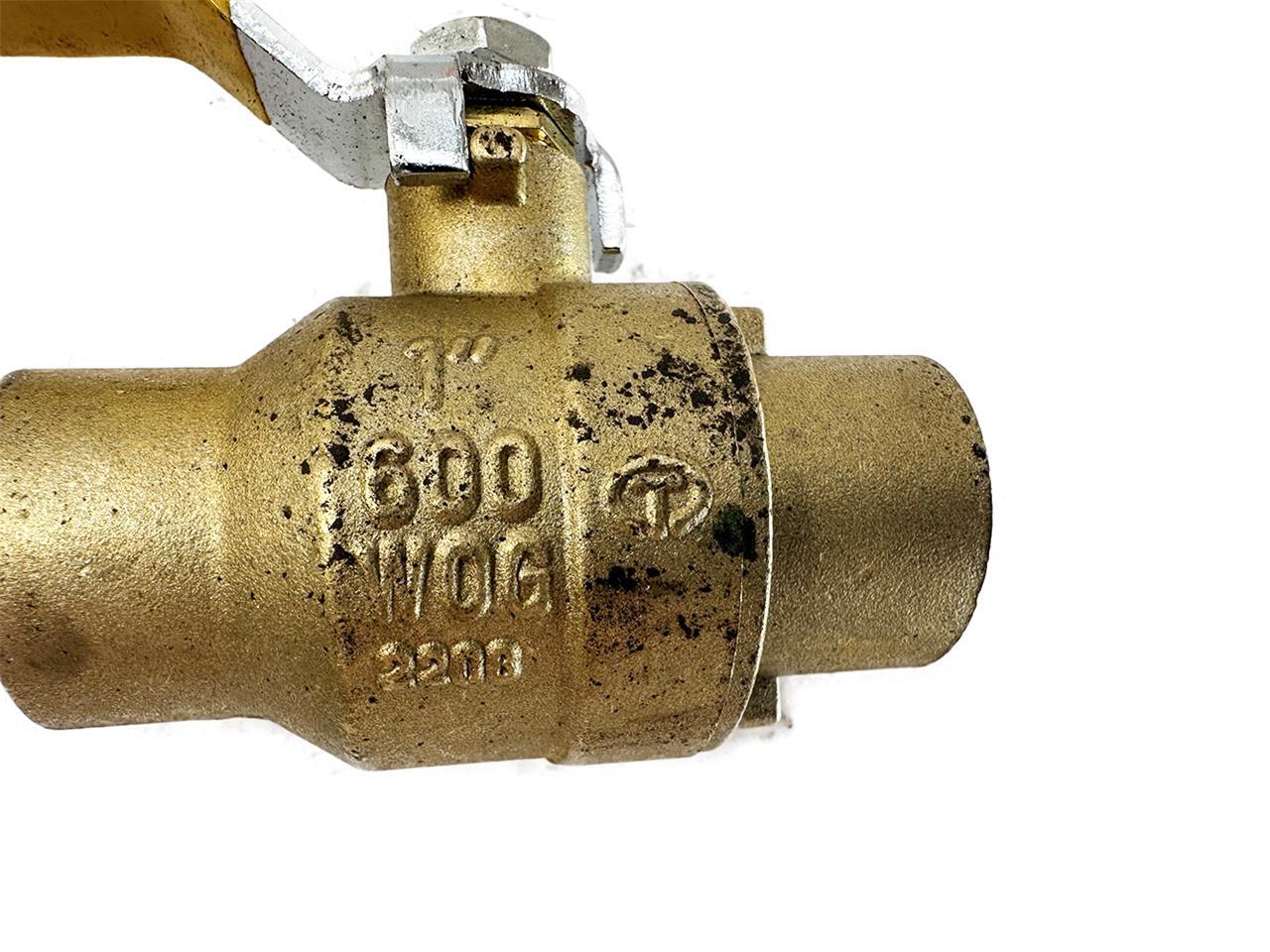 Bluefin 1″ Full Port Sweat Ball Valve BVS100-NP NEW FREE FAST SHIP