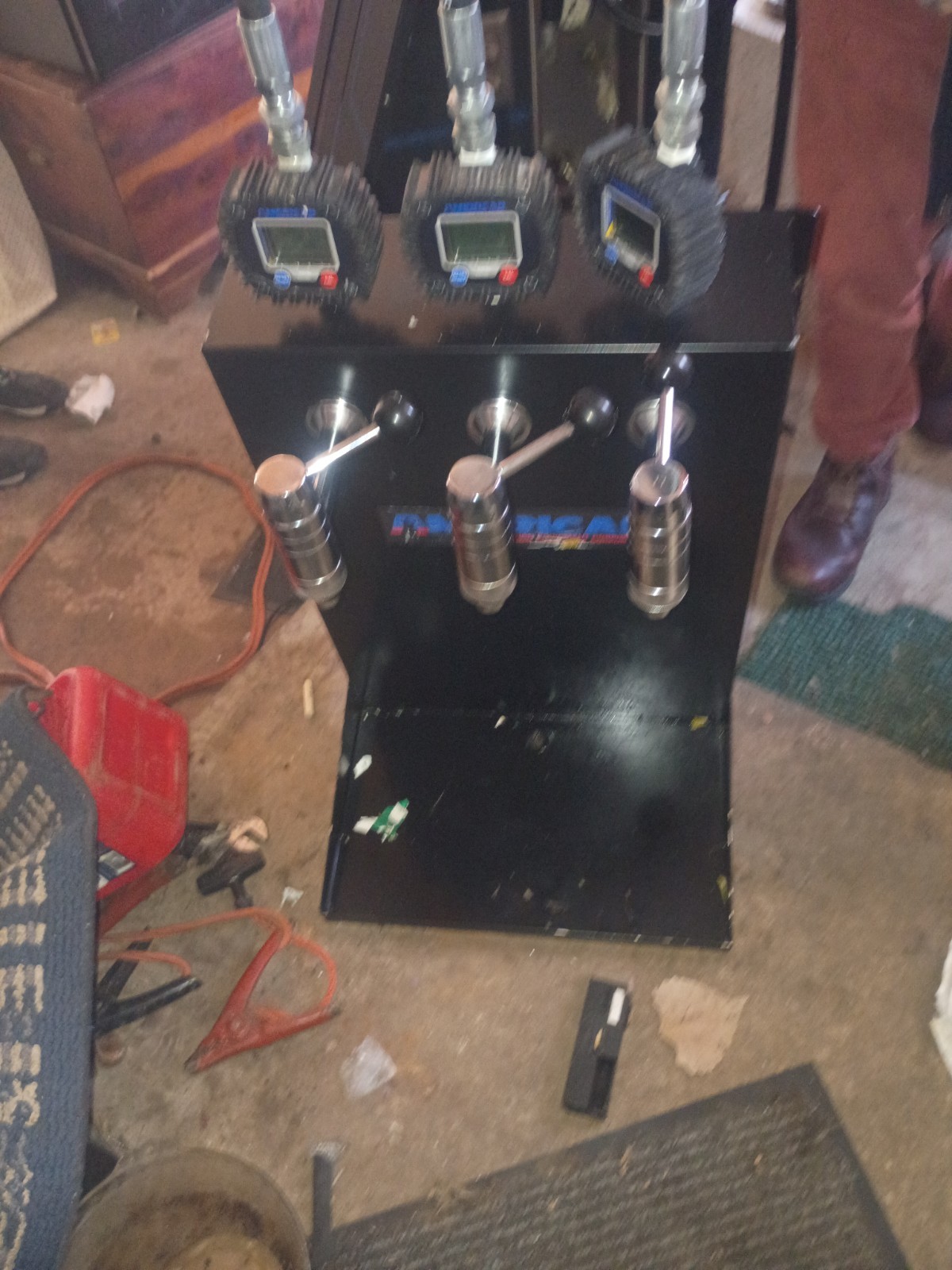 Industrial Dispensing Equipment with Three Digital Meters
