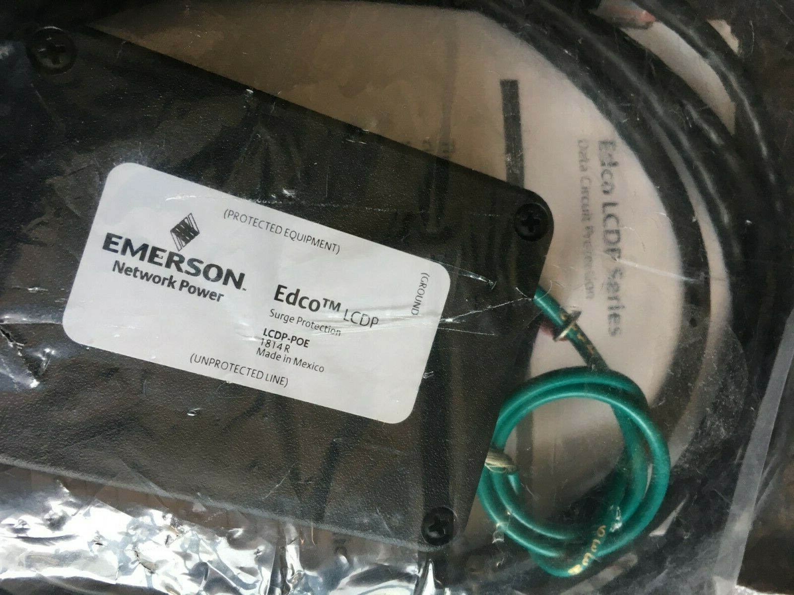 NEW Emerson Network Power Edco LCDP-POE 1814R Data Circuit Protection