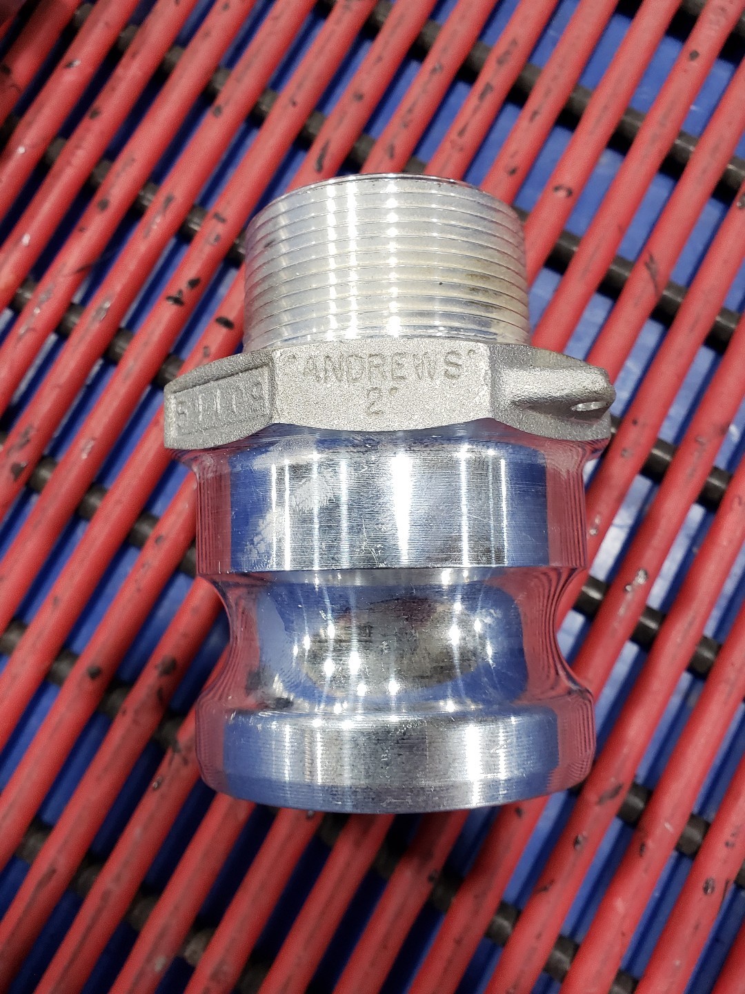 Andrew 2″ Camlock Coupling Aluminum Male DVC #020C8