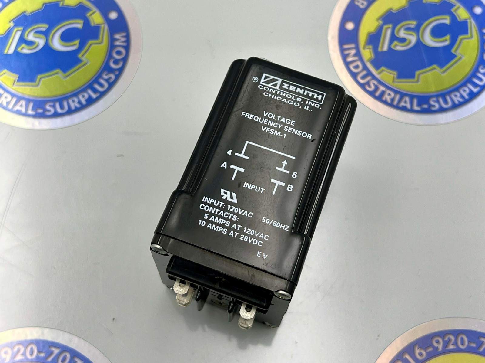GE Zenith VFSM-1 K-1192R Smart Speed Under-Voltage Relay | 120VAC ATS Control