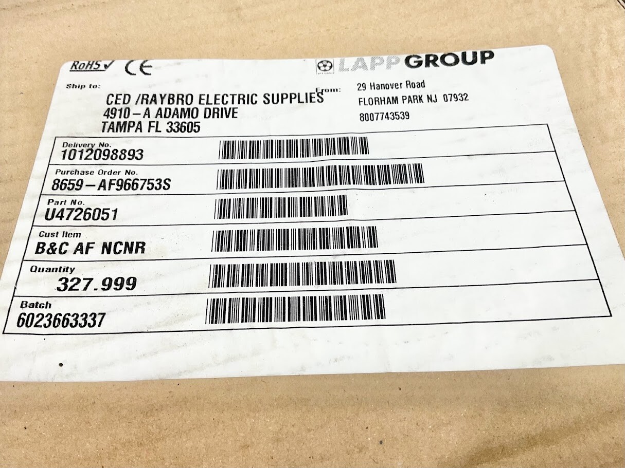 Lapp Kabel H07Z-K 1X1.5 (White) U4726051