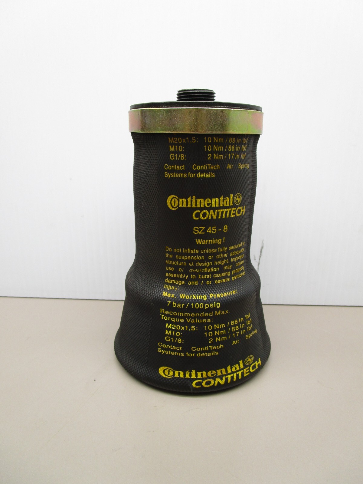 Continental Contitech SZ 45-8 Air Ride Seat Air Spring Bellows Bag