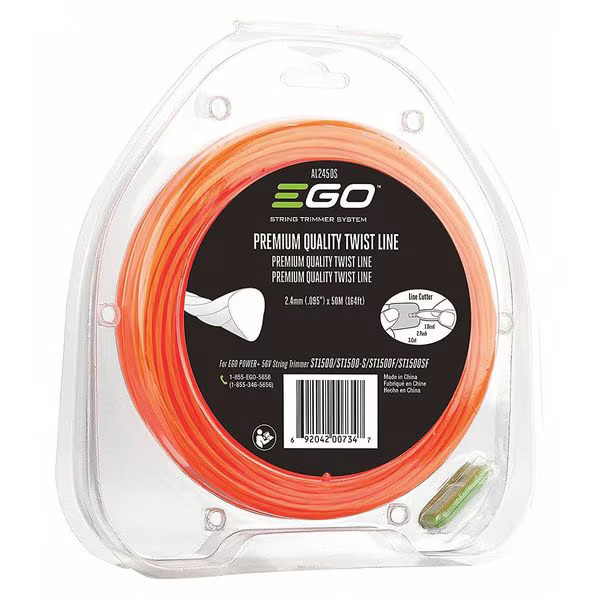 Ego String Trimmer Line,164-1/16 ft. AL2450S Ego AL2450S 692042007347 Green;