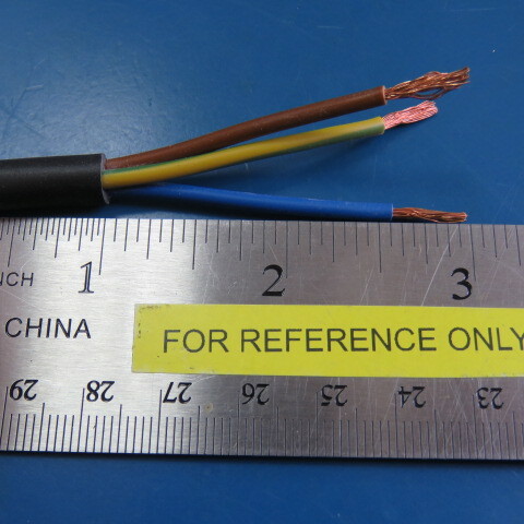 INTERPOWER 70006020300 Qty of 2 per Lot 9.84′ (3.00m) Power Cord Black IEC 320-