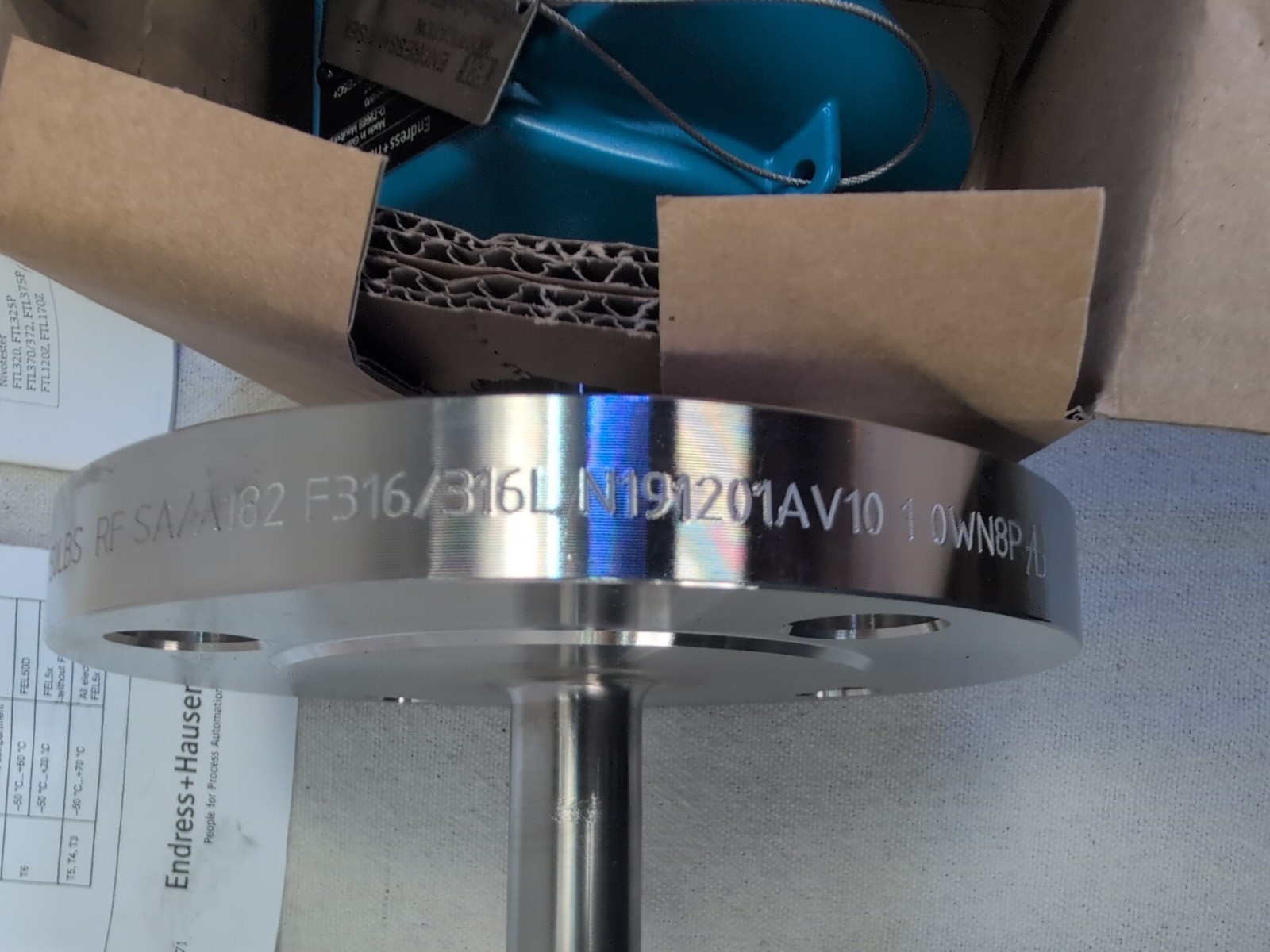 ENDRESS HAUSER LIQUIPHANT M FTL51-CAHH8/0 10IN, LEVEL SWITCH VIBR