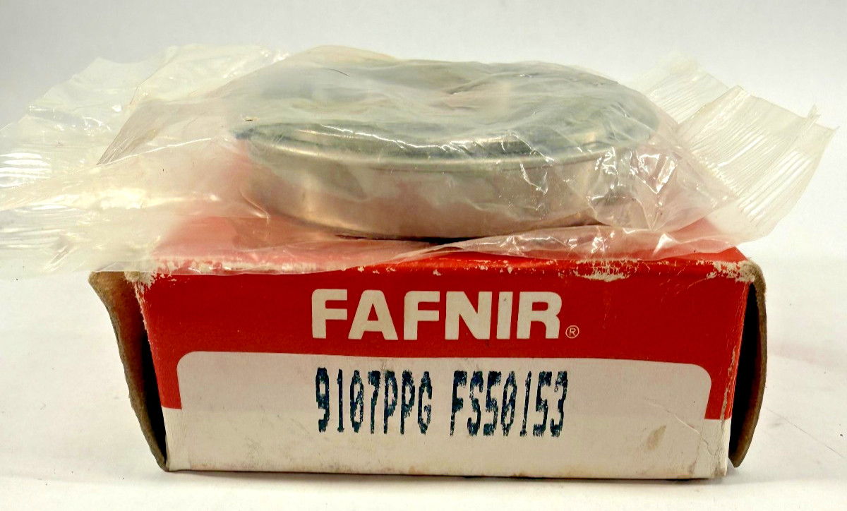 1 NEW FAFNIR 9107PPG DEEP-GROOVE RADIAL BALL BEARING NIB ***MAKE OFFER***
