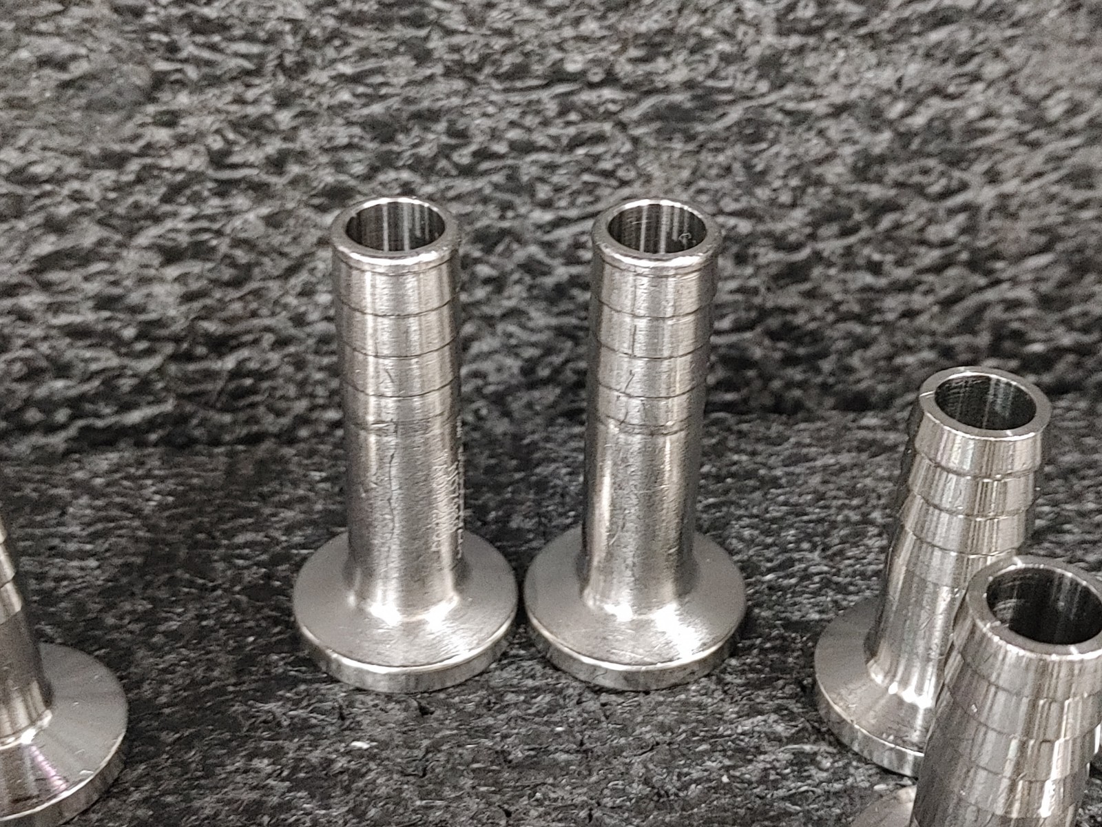 Assorted Lot of 30 Hose Barb Adapter Flange Vacuum Fittings