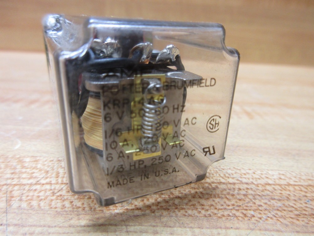 Potter & Brumfield KRP-14AG-6V AC Relay KRP-14AG-6VAC