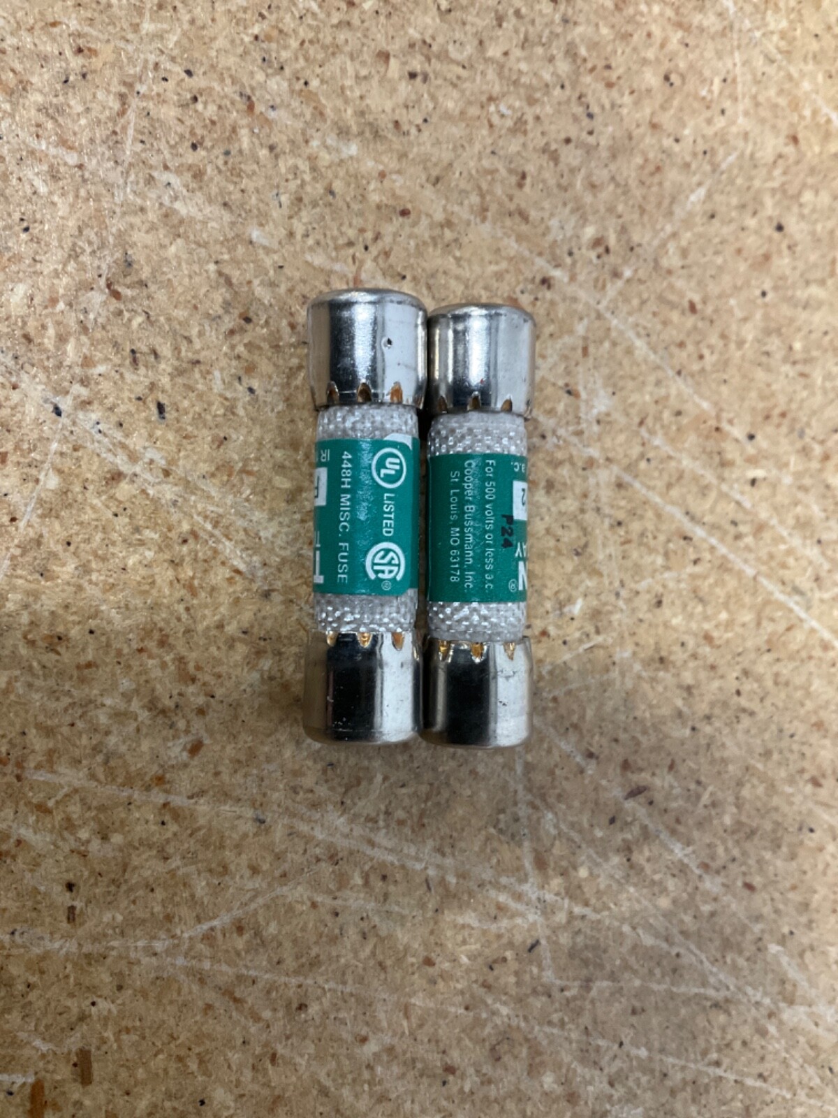 Lot of 5 TRON FNQ-2 1/2 500V TIME-DELAY FUSE