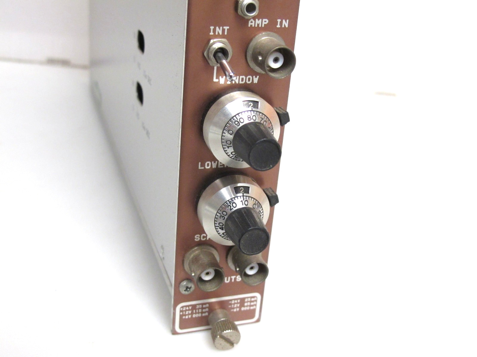 EG&G ORTEC 590A Amplifier & TSCA plug-in module, Excellent working cond. NIM bin