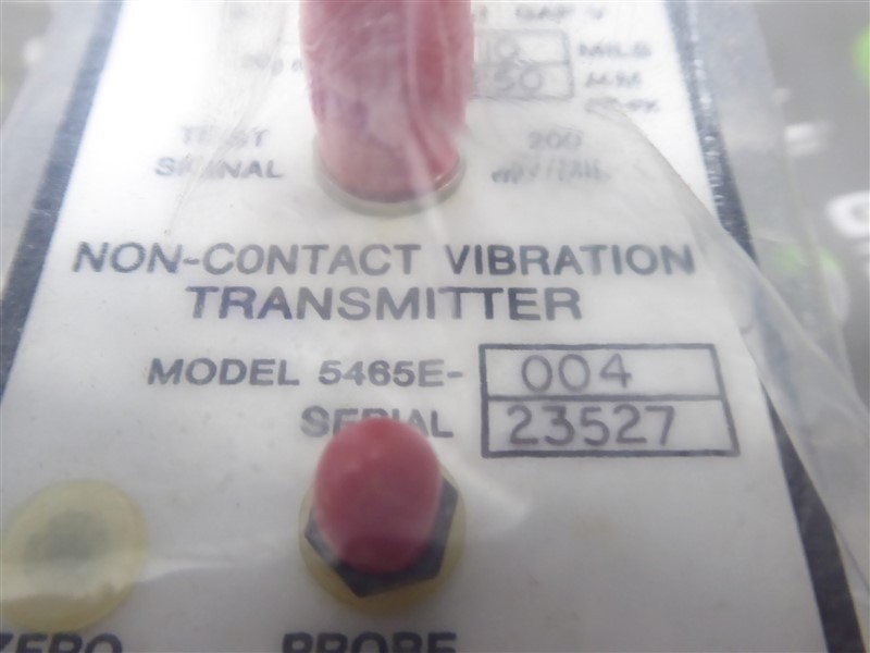 NEW Metrix 5465E-004 Non-Contact Vibration Transmitter