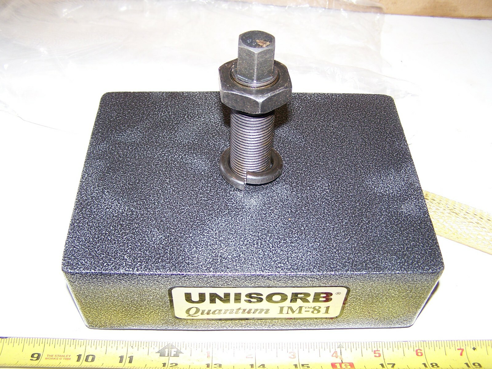 UNISORB Quantum IM-81 Isolation Pad Injection Molding Die Casting Machines NEW!!