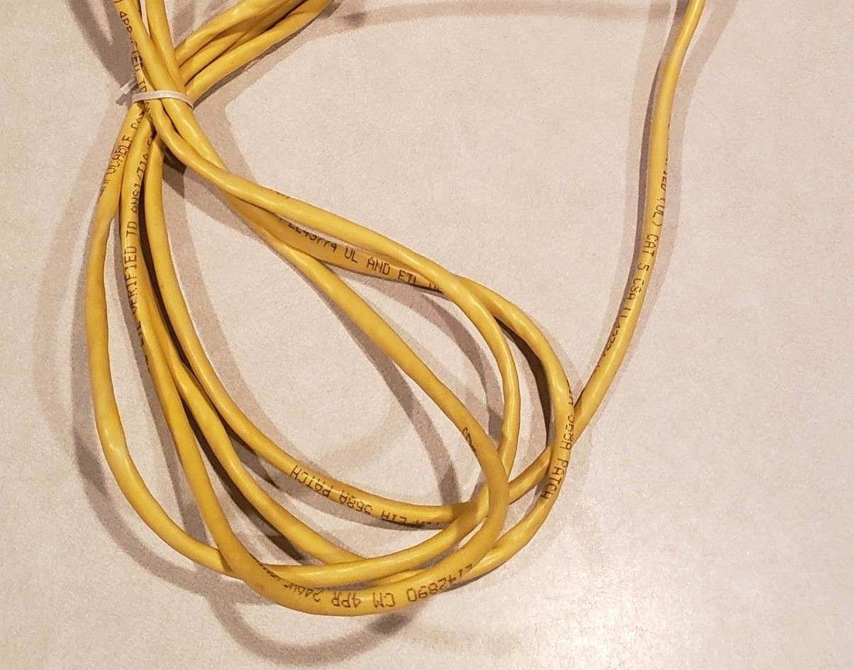 Wonderful Verified E142890 Cat 5 Ethernet Cable 72-1482-01 10′ Foot