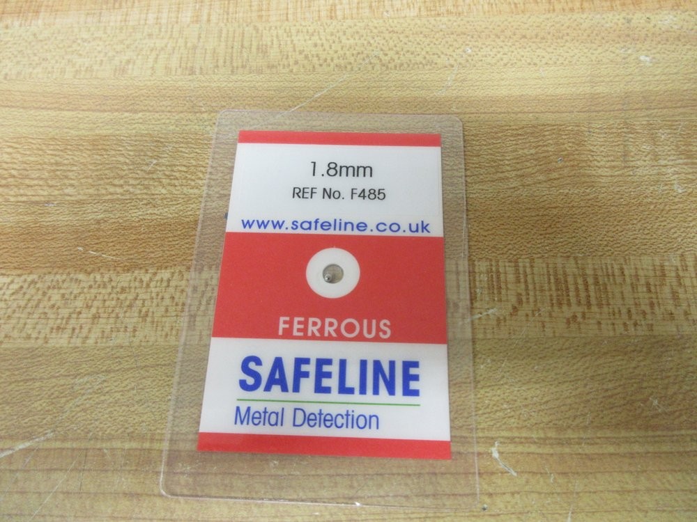 Mettler Toledo TC10180FE Safeline Metal Detection Test Card TC1 1.8MM FE