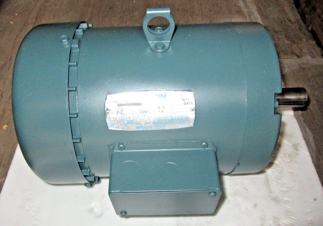 LEESON 1 hp, 575 volts, 1140 rpm, F184T Electric Motor 130094.00