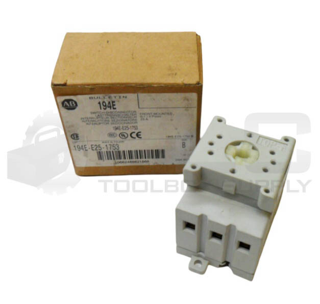 NEW ALLEN BRADLEY 194E-E25-1753 /B DISCONNECT SWITCH 25A