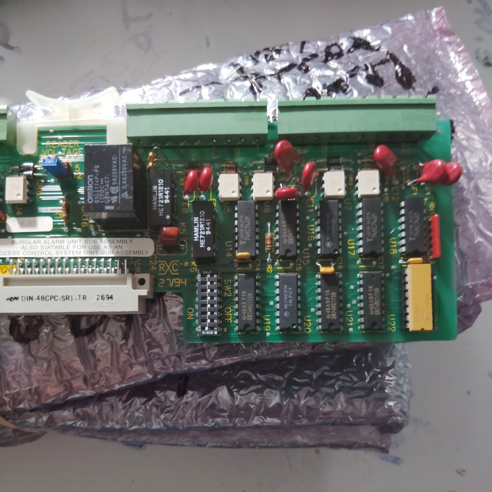 Casi-Rusco 110063000 Rev F Security Reader Board Access Control