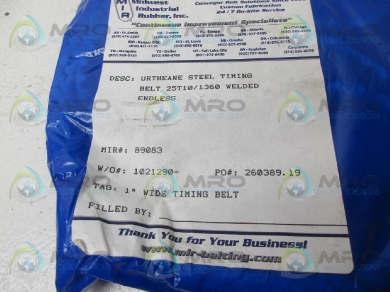 MIDWEST RUBBER 89083 NSMP