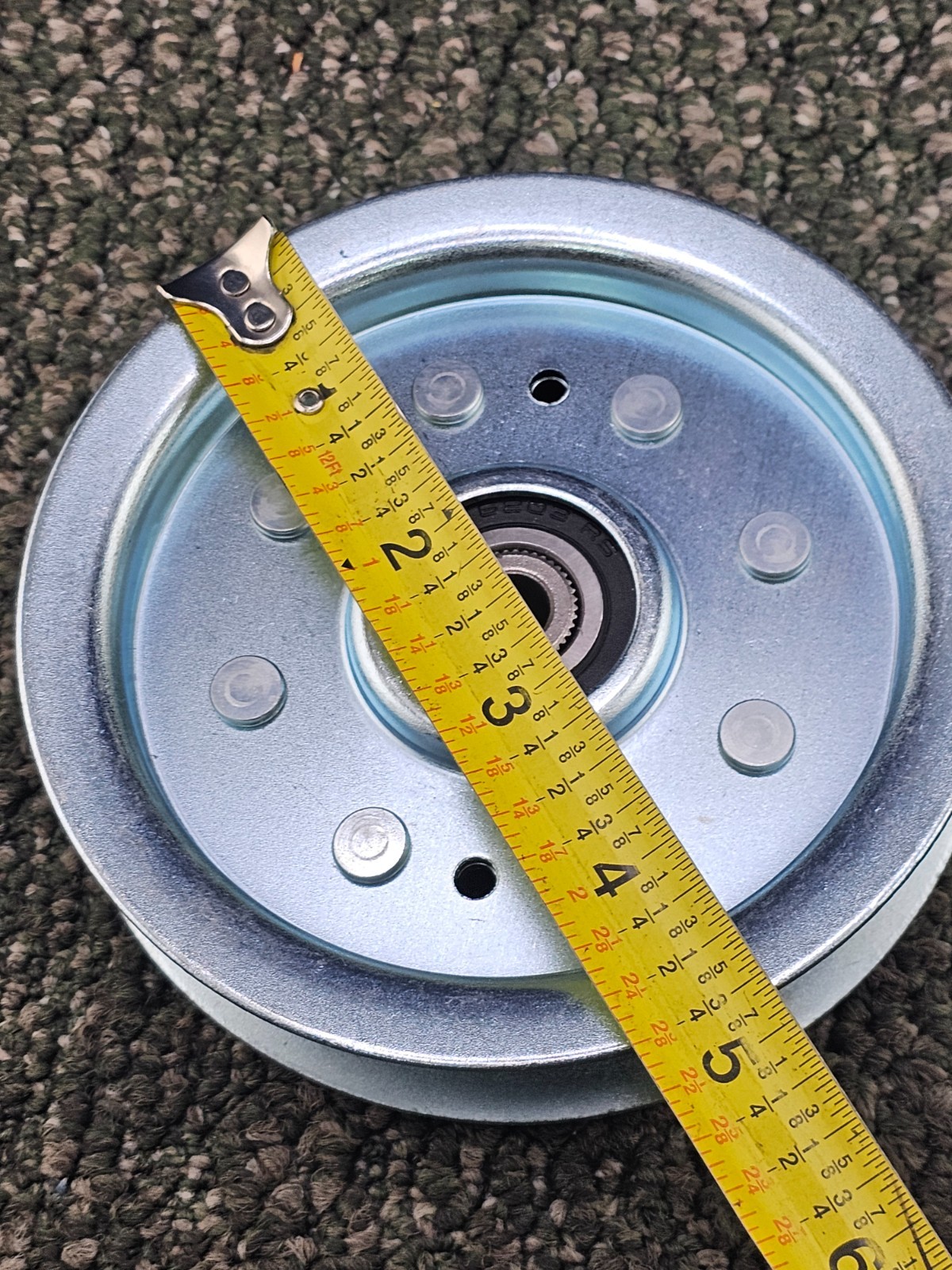 (QTY 2) TonGass 956-04129 Exact Replacement 4 7/8″ Flat Idler Pulley fits MTD