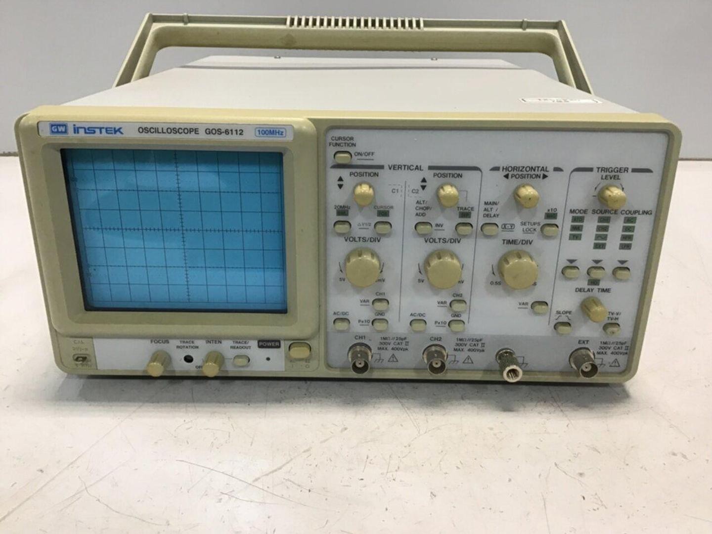 GW INSTEK Oscilloscope GOS-6112 Used #119530