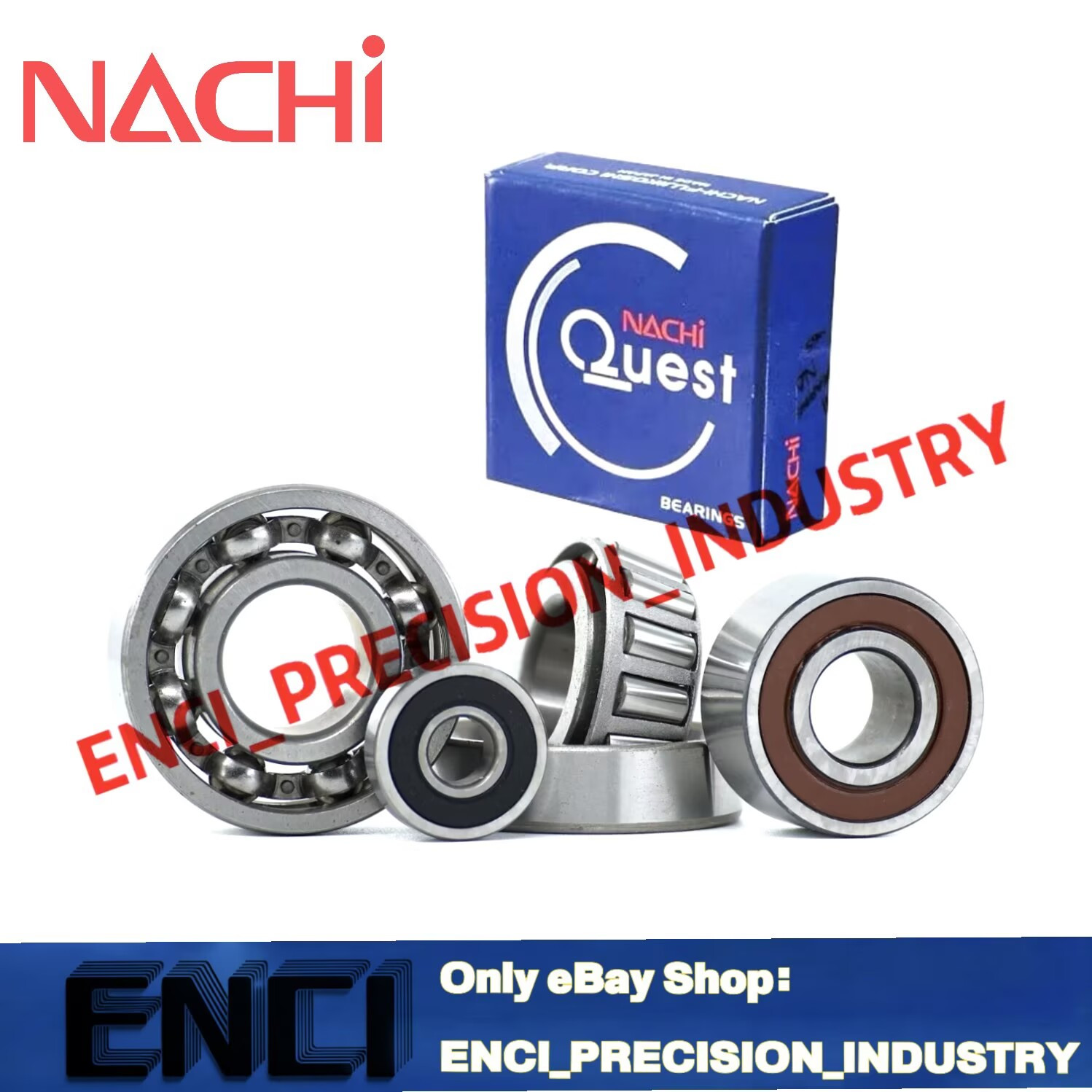NACHI 51306 Thrust Ball Bearings 30x60x21mm.