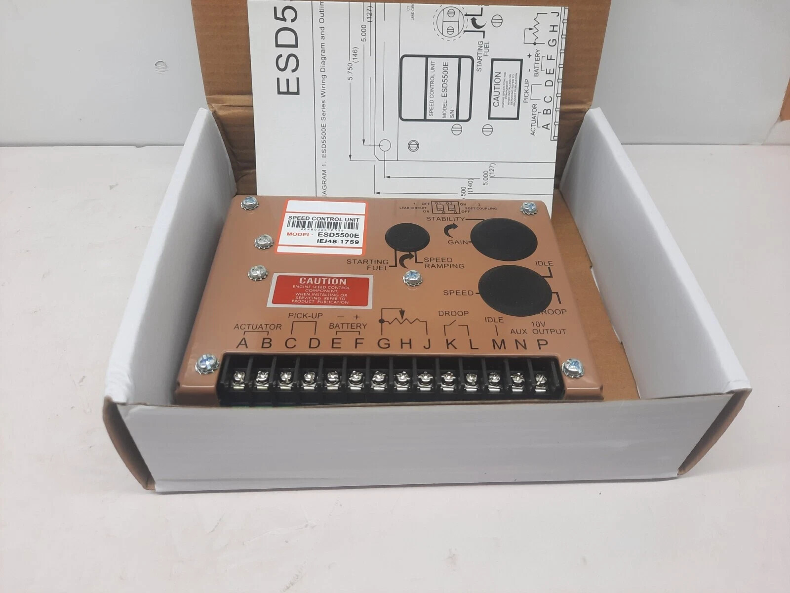 SPEED CONTROL UNIT ESD5500E